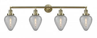 Geneseo - 4 Light - 43 inch - Antique Brass - Adjustable Bath Vanity Light (3442|215-AB-G165)