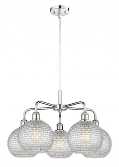 Athens - 5 Light - 26 inch - Polished Chrome - Chandelier (3442|516-5CR-PC-G122C-8CL)