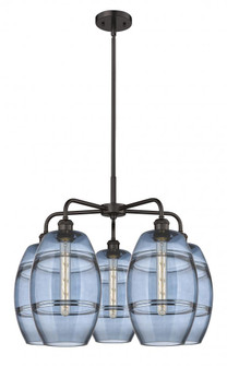 Vaz - 5 Light - 26 inch - Oil Rubbed Bronze - Chandelier (3442|516-5CR-OB-G557-8BL)