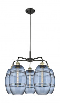 Vaz - 5 Light - 26 inch - Black Antique Brass - Chandelier (3442|516-5CR-BAB-G557-8BL)