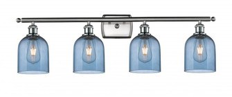 Bella - 4 Light - 36 inch - Brushed Satin Nickel - Bath Vanity Light (3442|516-4W-SN-G558-6BL)