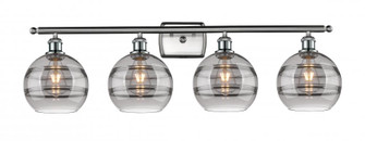 Rochester - 4 Light - 38 inch - Brushed Satin Nickel - Bath Vanity Light (3442|516-4W-SN-G556-8SM)