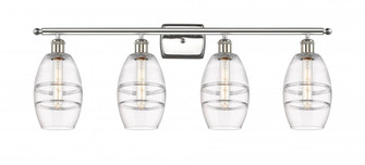 Vaz - 4 Light - 36 inch - Polished Nickel - Bath Vanity Light (3442|516-4W-PN-G557-6CL)