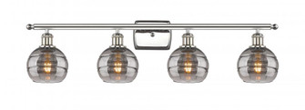 Rochester - 4 Light - 36 inch - Polished Nickel - Bath Vanity Light (3442|516-4W-PN-G556-6SM)