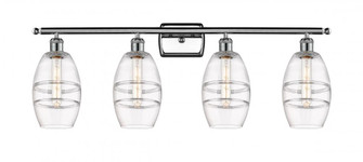 Vaz - 4 Light - 36 inch - Polished Chrome - Bath Vanity Light (3442|516-4W-PC-G557-6CL)