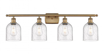 Bella - 4 Light - 36 inch - Brushed Brass - Bath Vanity Light (3442|516-4W-BB-G558-6SDY)