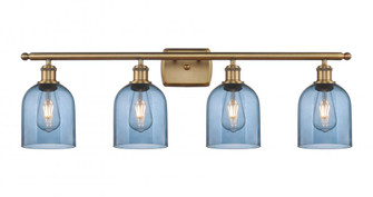 Bella - 4 Light - 36 inch - Brushed Brass - Bath Vanity Light (3442|516-4W-BB-G558-6BL)