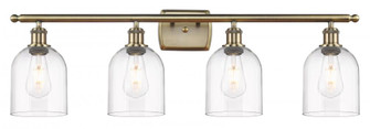 Bella - 4 Light - 36 inch - Antique Brass - Bath Vanity Light (3442|516-4W-AB-G558-6CL)