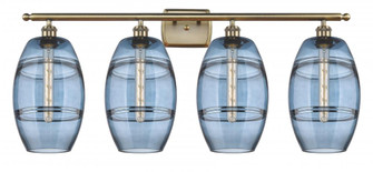 Vaz - 4 Light - 38 inch - Antique Brass - Bath Vanity Light (3442|516-4W-AB-G557-8BL)