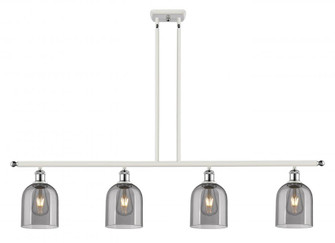 Bella - 4 Light - 48 inch - White Polished Chrome - Stem hung - Island Light (3442|516-4I-WPC-G558-6SM)