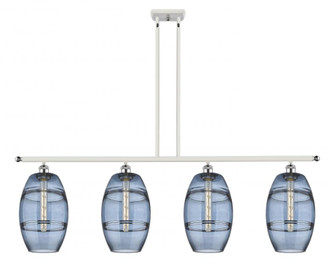 Vaz - 4 Light - 48 inch - White Polished Chrome - Stem hung - Island Light (3442|516-4I-WPC-G557-8BL)