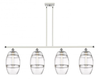 Vaz - 4 Light - 48 inch - White Polished Chrome - Stem hung - Island Light (3442|516-4I-WPC-G557-8CL)