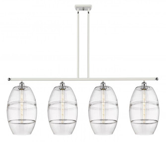 Vaz - 4 Light - 48 inch - White Polished Chrome - Stem hung - Island Light (3442|516-4I-WPC-G557-10CL)