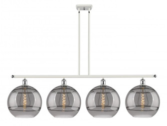 Rochester - 4 Light - 50 inch - White Polished Chrome - Stem hung - Island Light (3442|516-4I-WPC-G556-12SM)