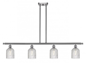 Bridal Veil - 4 Light - 48 inch - Brushed Satin Nickel - Stem hung - Island Light (3442|516-4I-SN-G559-5CL)