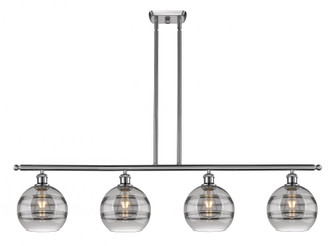 Rochester - 4 Light - 48 inch - Brushed Satin Nickel - Stem hung - Island Light (3442|516-4I-SN-G556-8SM)