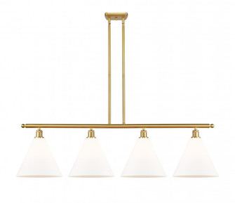 Berkshire - 4 Light - 50 inch - Satin Gold - Cord hung - Island Light (3442|516-4I-SG-GBC-121)