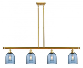 Bella - 4 Light - 48 inch - Satin Gold - Stem hung - Island Light (3442|516-4I-SG-G558-6BL)