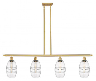 Vaz - 4 Light - 48 inch - Satin Gold - Stem hung - Island Light (3442|516-4I-SG-G557-6CL)