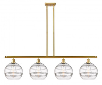 Rochester - 4 Light - 48 inch - Satin Gold - Cord hung - Island Light (3442|516-4I-SG-G556-10CL)