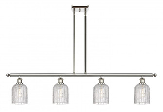 Bridal Veil - 4 Light - 48 inch - Polished Nickel - Cord hung - Island Light (3442|516-4I-PN-G559-5CL)