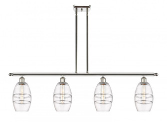 Vaz - 4 Light - 48 inch - Polished Nickel - Stem hung - Island Light (3442|516-4I-PN-G557-6CL)
