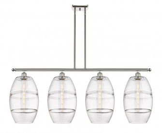 Vaz - 4 Light - 48 inch - Polished Nickel - Stem hung - Island Light (3442|516-4I-PN-G557-10CL)