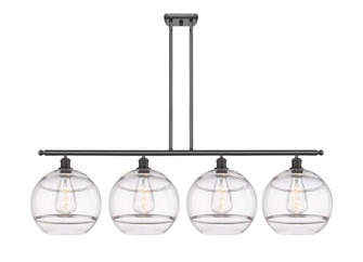 Rochester - 4 Light - 50 inch - Oil Rubbed Bronze - Stem hung - Island Light (3442|516-4I-OB-G556-12CL)