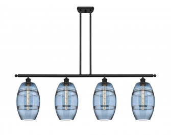 Vaz - 4 Light - 48 inch - Matte Black - Stem hung - Island Light (3442|516-4I-BK-G557-8BL)