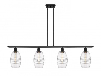 Vaz - 4 Light - 48 inch - Matte Black - Stem hung - Island Light (3442|516-4I-BK-G557-6CL)