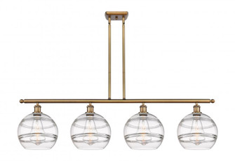 Rochester - 4 Light - 48 inch - Brushed Brass - Cord hung - Island Light (3442|516-4I-BB-G556-10CL)