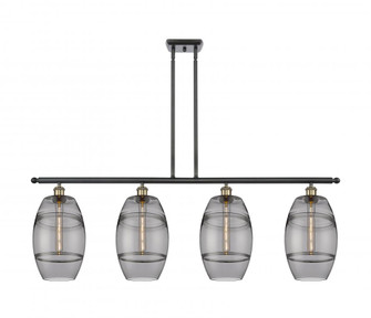 Vaz - 4 Light - 48 inch - Black Antique Brass - Cord hung - Island Light (3442|516-4I-BAB-G557-8SM)