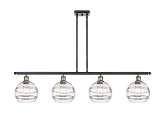 Rochester - 4 Light - 48 inch - Black Antique Brass - Stem hung - Island Light (3442|516-4I-BAB-G556-8CL)