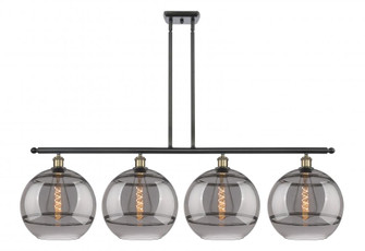 Rochester - 4 Light - 50 inch - Black Antique Brass - Stem hung - Island Light (3442|516-4I-BAB-G556-12SM)