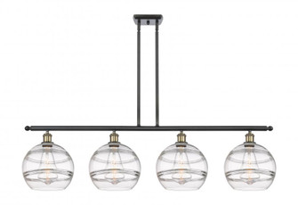 Rochester - 4 Light - 48 inch - Black Antique Brass - Stem hung - Island Light (3442|516-4I-BAB-G556-10CL)