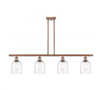 Bella - 4 Light - 48 inch - Antique Copper - Cord hung - Island Light (3442|516-4I-AC-G558-6CL)