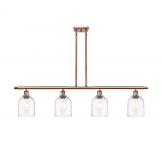 Bella - 4 Light - 48 inch - Antique Copper - Stem hung - Island Light (3442|516-4I-AC-G558-6CL)