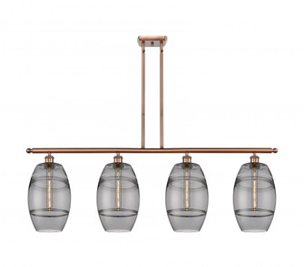 Vaz - 4 Light - 48 inch - Antique Copper - Stem hung - Island Light (3442|516-4I-AC-G557-8SM)