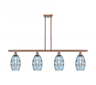 Vaz - 4 Light - 48 inch - Antique Copper - Stem hung - Island Light (3442|516-4I-AC-G557-6BL)