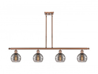 Rochester - 4 Light - 48 inch - Antique Copper - Cord hung - Island Light (3442|516-4I-AC-G556-6SM)