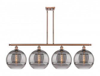 Rochester - 4 Light - 50 inch - Antique Copper - Stem hung - Island Light (3442|516-4I-AC-G556-12SM)