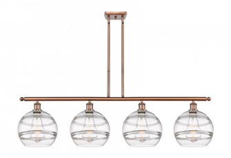 Rochester - 4 Light - 48 inch - Antique Copper - Stem hung - Island Light (3442|516-4I-AC-G556-10CL)