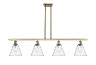 Berkshire - 4 Light - 48 inch - Antique Brass - Cord hung - Island Light (3442|516-4I-AB-GBC-84)