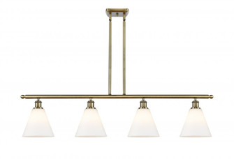 Berkshire - 4 Light - 48 inch - Antique Brass - Stem hung - Island Light (3442|516-4I-AB-GBC-81-LED)