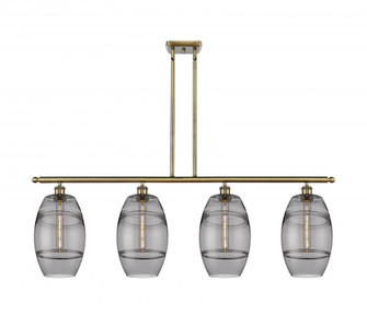 Vaz - 4 Light - 48 inch - Antique Brass - Stem hung - Island Light (3442|516-4I-AB-G557-8SM)