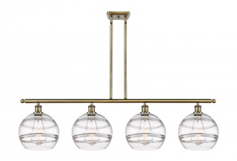 Rochester - 4 Light - 48 inch - Antique Brass - Cord hung - Island Light (3442|516-4I-AB-G556-10CL)