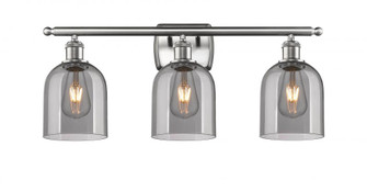 Bella - 3 Light - 26 inch - Brushed Satin Nickel - Bath Vanity Light (3442|516-3W-SN-G558-6SM)