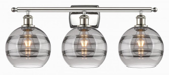 Rochester - 3 Light - 28 inch - Polished Nickel - Bath Vanity Light (3442|516-3W-PN-G556-8SM)