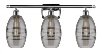 Vaz - 3 Light - 26 inch - Polished Chrome - Bath Vanity Light (3442|516-3W-PC-G557-6SM)