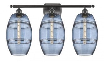Vaz - 3 Light - 28 inch - Oil Rubbed Bronze - Bath Vanity Light (3442|516-3W-OB-G557-8BL)